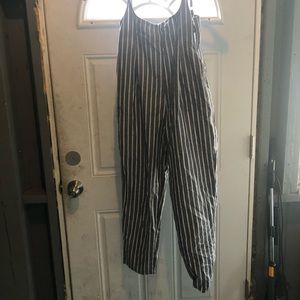 Suspender pants bought from Discovery.